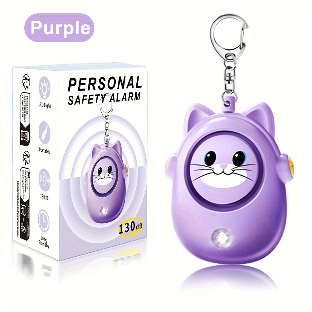 1pc Personal Safety Alarm For Women, 130 DB Loud Self Siren With LED Strobe Light, Personal Security Safe Device, Alarms For Women Elderly